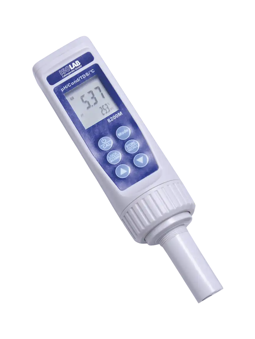 pH/ORP/Sıcaklık/İletkenlik/TDS/Tuz Ölçüm Cihazı, El Tipi, LCD Ekran