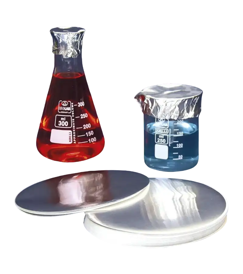 Alüminyum Diskler, Otoklavlama, Isıtma ve Soğutma Dayanımlı, 80 mm Çap, 1000 adet/paket
