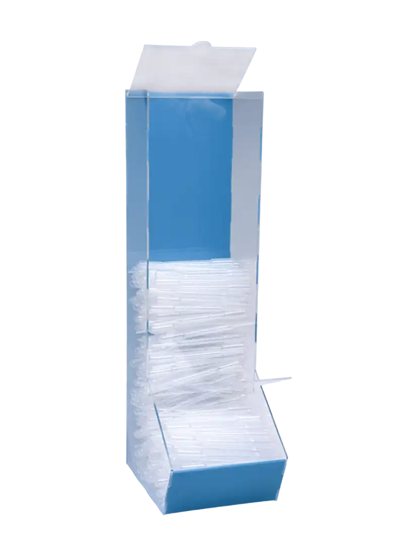 Dispenser Box, Acrylic, Clear Body, 175 x 250 x 600 mm, Single Compartment