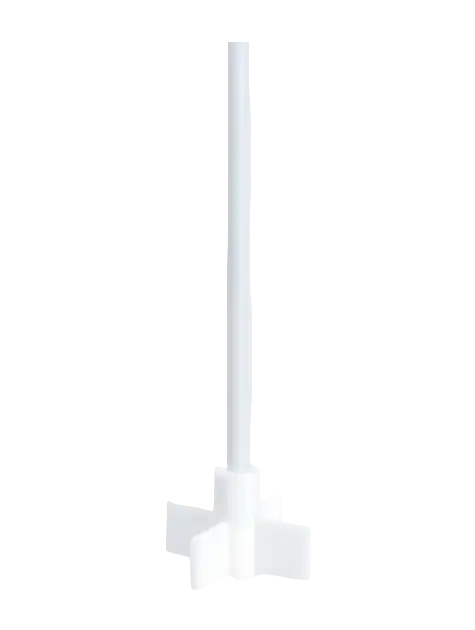 Overhead Stirrer Shaft, PTFE Coated, Cross Type, for Medium and High Speed, 8,5 mm Diameter, 350 mm Length