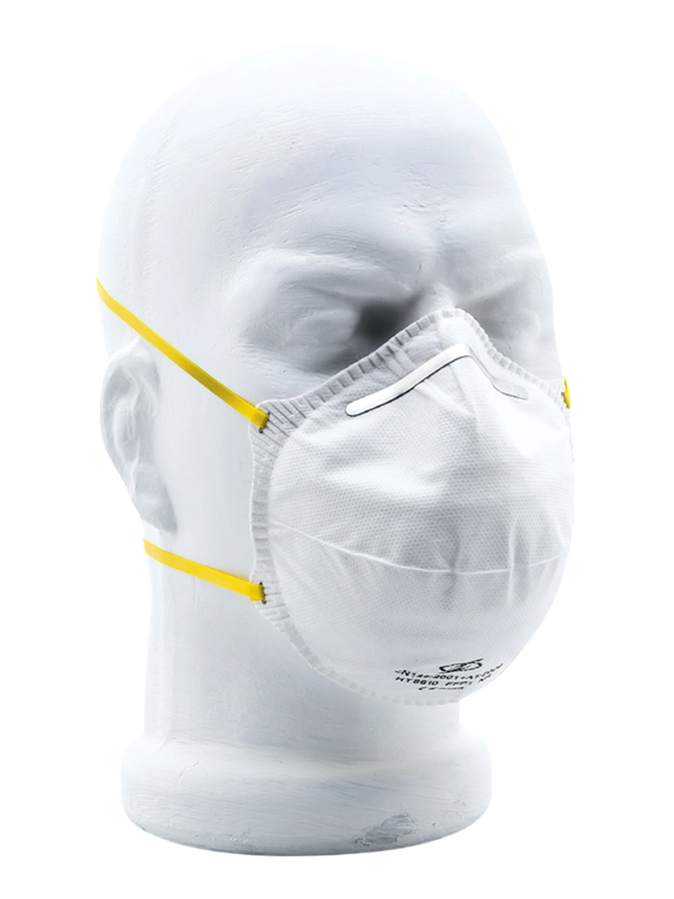 Dust Mask, FFP-1, Inner and Outer Layer Made of Soft Microfiber, without Valve, 10 pcs/pack