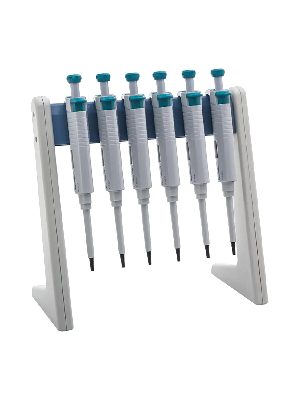 Mikropipet (Otomatik Pipet) Standı, P.P, Yatay, 6 Tek Kanallı Pipet İçin, 143 x 290 x 290 mm Ebatlar