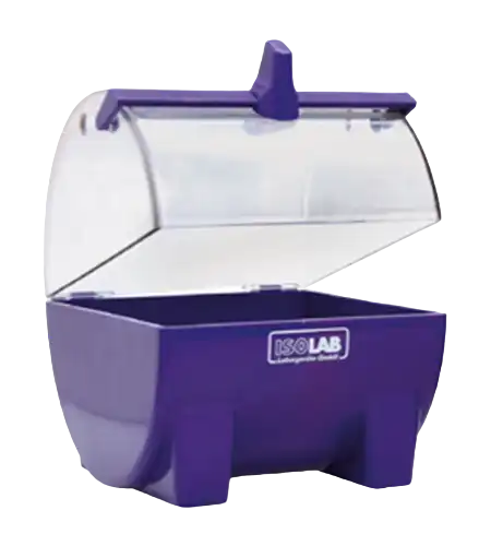 Parafilm Dispenseri, ABS, Menteşeli Şeffaf Kapak, 100 mm Enindeki 1 Rulo veya 50 mm Enindeki 2 Rulo Parafilm İçin, Mor