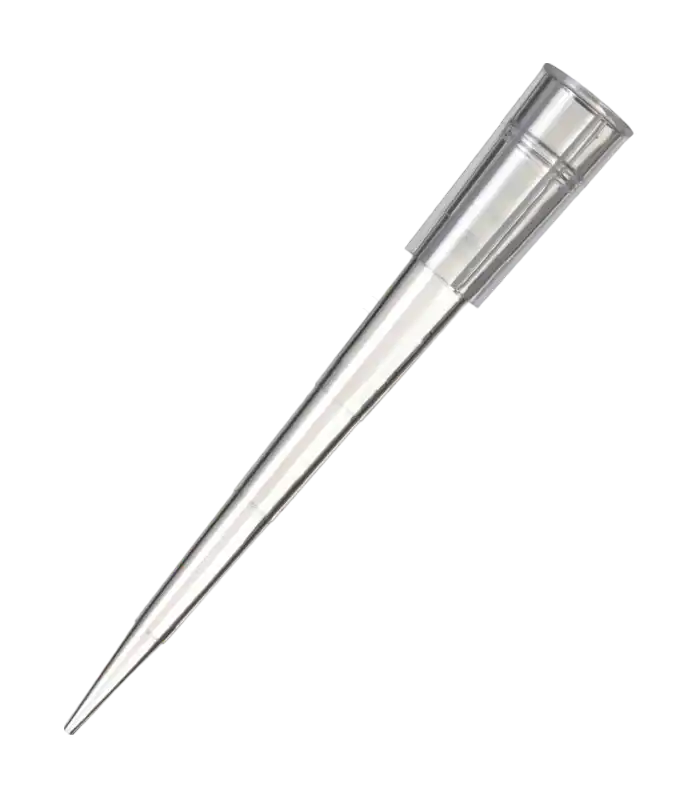 Pipette Tips, P.P, Clear, Autoclavable, 10 μl, W/O Filter, for Research, Non-sterile, 1000 pcs/bag