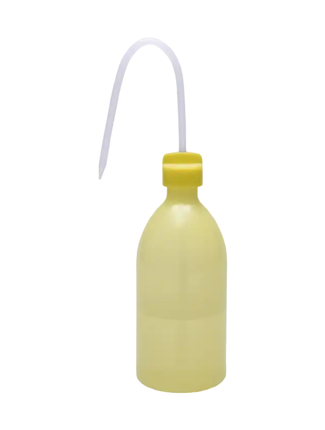 Piset, P.E, Dar Boyunlu, Sarı Gövde, Sarı Kapak, 500 ml Hacim