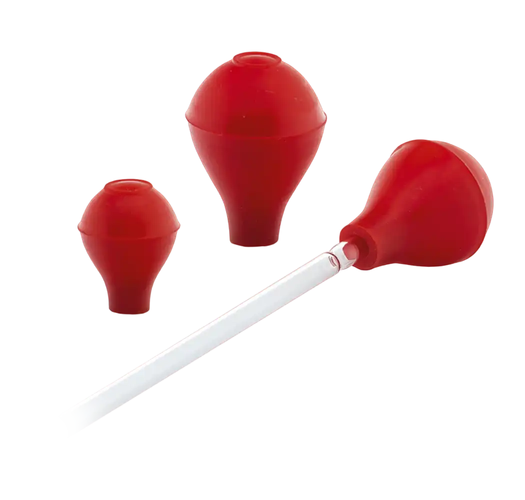 Pipet Puarı, Silikon, Kırmızı, 10 ml 1