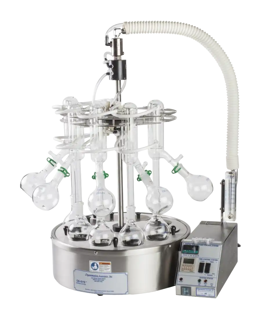 Solvent Evaporasyon Cihazı, S-EVAP-RB Serisi, Su Banyolu (30-100°C ve 1600 W), Dijital Kontollü, 10 Numune Kapasiteli